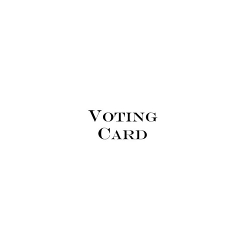 Voting Card